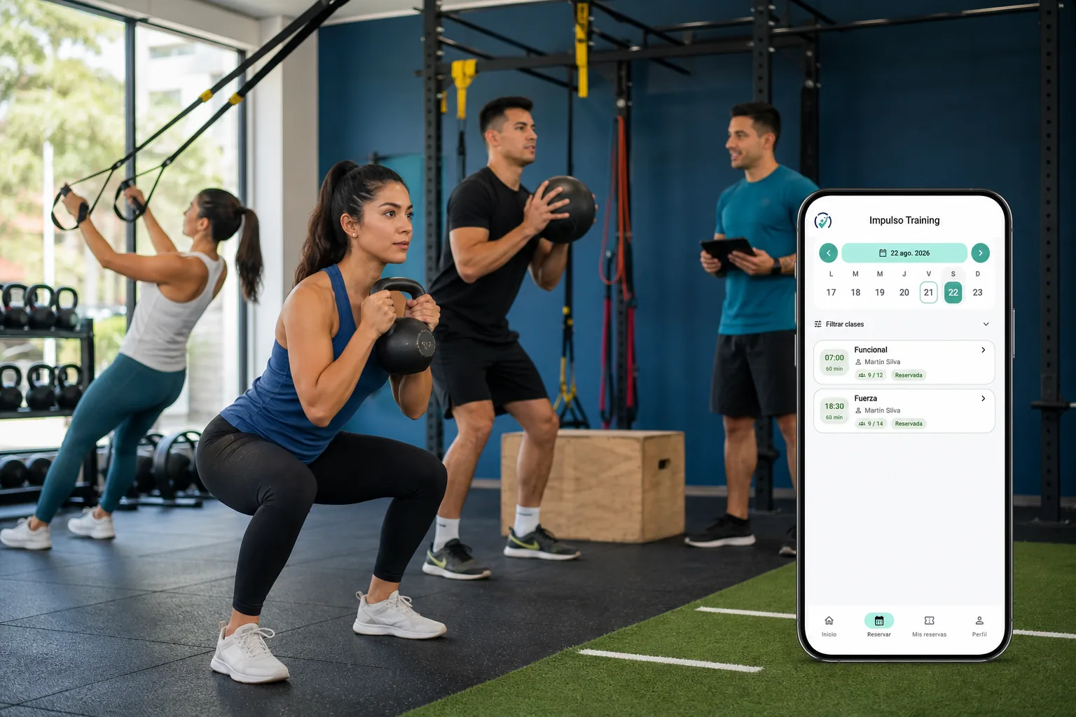 Software de gestión para centros de entrenamiento funcional