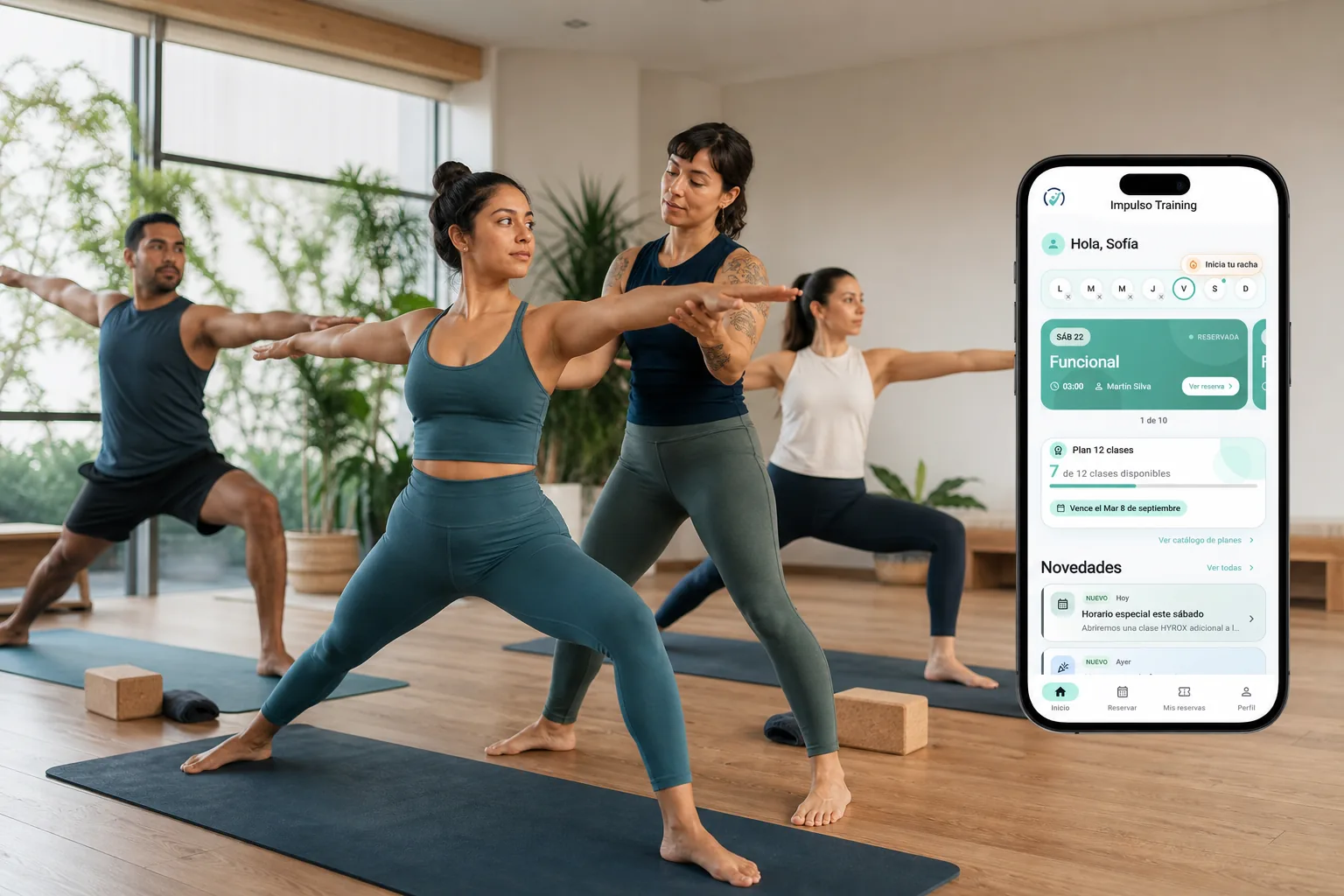 Software de gestión para centros de yoga